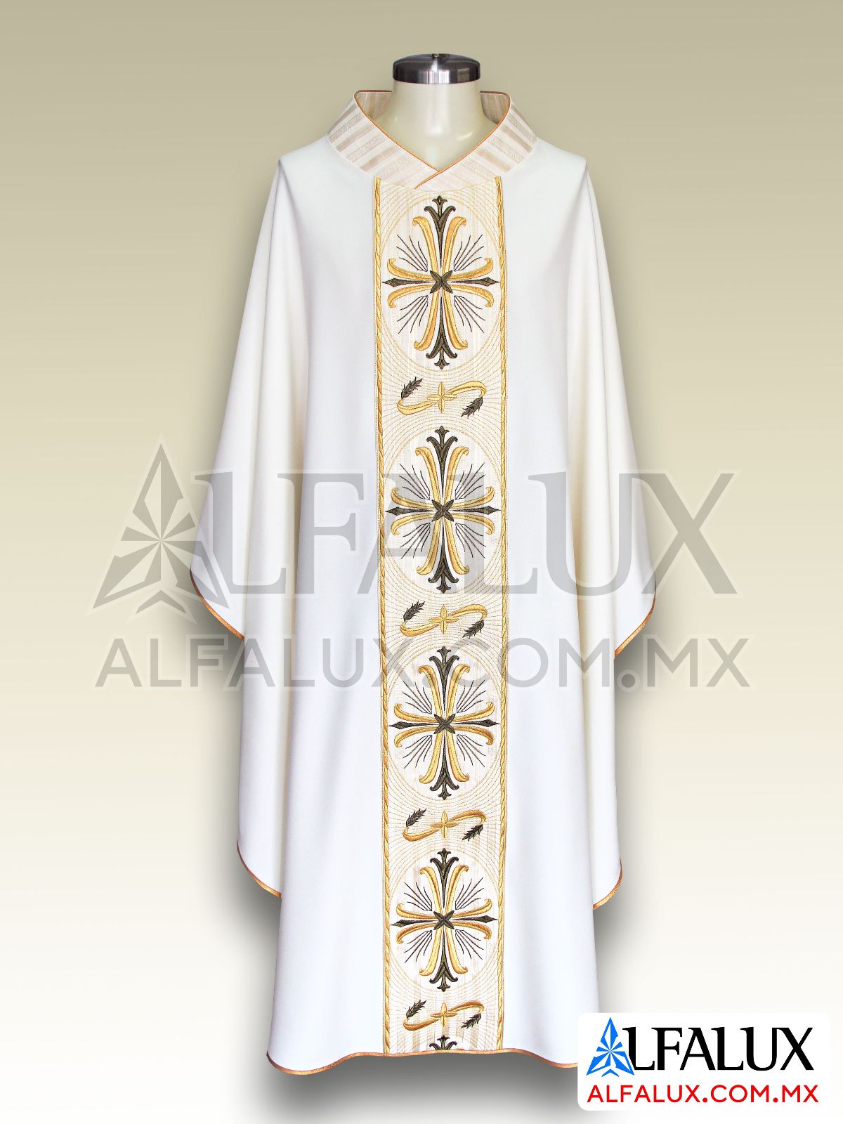 09 SAN ANTONIO Casulla Alfalux Central Perla Bronce 300